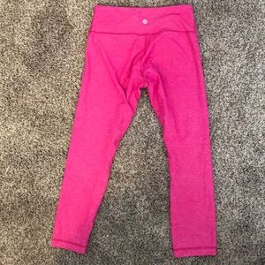 Lululemon Wunder Under (crop) leggings
